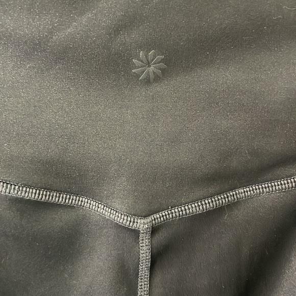 Athleta Inclination Moto Tight in Black Shimmer High-Waist Size Small - Picture 4 of 13